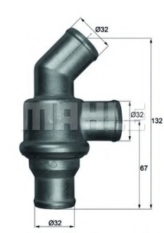 Термостат системи охолодження MAHLE MAHLE / KNECHT TH1680