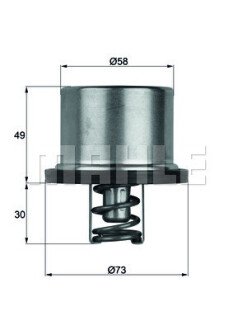 Термостат системи охолодження MAHLE MAHLE / KNECHT THD171