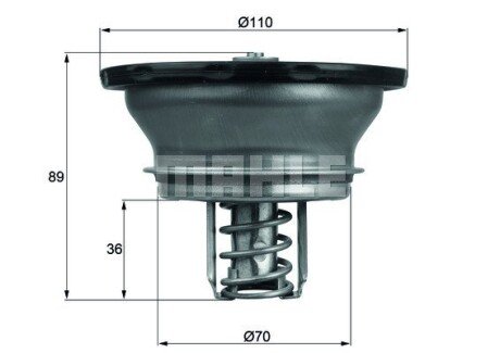 Термостат, охлаждающая жидкость MAHLE / KNECHT THD382