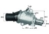 Термостат системи охолодження MAHLE MAHLE / KNECHT TI13888 (фото 1)