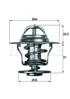 Термостат MAHLE / KNECHT TX1371D