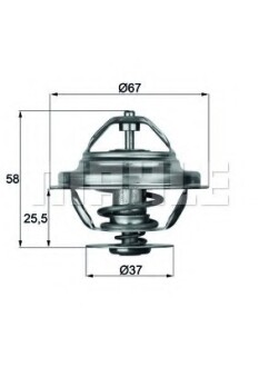 Термостат системи охолодження MAHLE MAHLE / KNECHT TX2071D