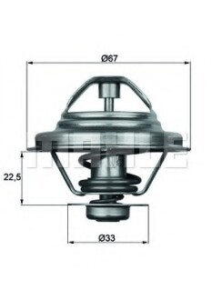 Термостат системи охолодження MAHLE MAHLE / KNECHT TX2480D