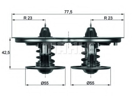 Термостат MAHLE / KNECHT TX321D