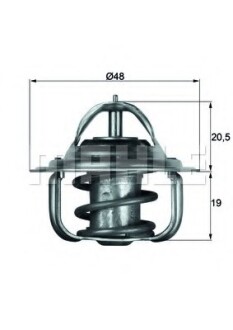 Термостат системи охолодження MAHLE MAHLE / KNECHT TX592D (фото 1)