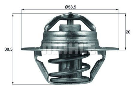 Термостат MAHLE / KNECHT TX8888D