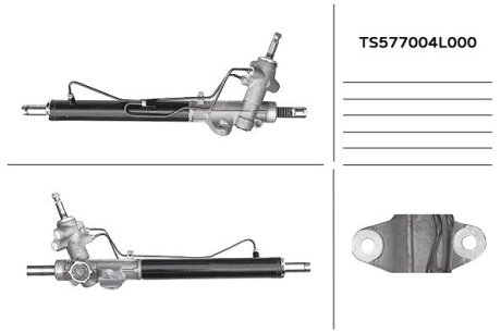 Gear assy steering MANDO TS577004L000