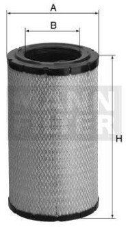 Фото фільтр повітряний -FILTER MANN C21560 Фільтр повітряний -FILTER MANN C21560