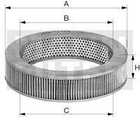 Фільтр повітря -FILTER MANN C30010