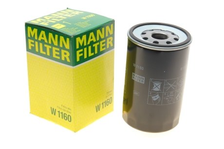 Фільтр оливи MANN W1160