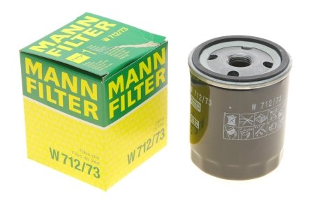 Фільтр оливи MANN W 712/73