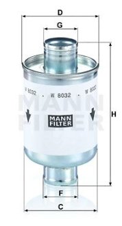 -FILTER MANN W8032