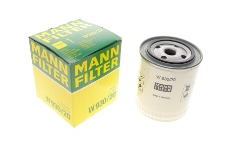 Фільтр масла -FILTER MANN W93020