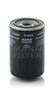 Фільтр масла -FILTER MANN W94038 (фото 1)