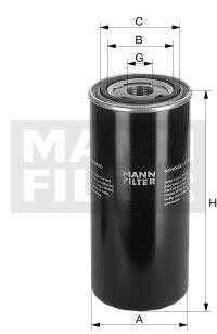 Фільтр гідравлічний -FILTER MANN WD1314514