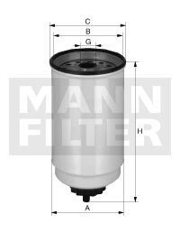 Фильтр топлива MANN WK10017X