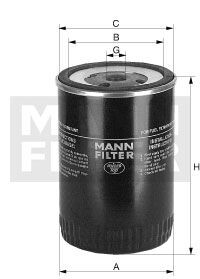 Паливний фільтр -FILTER MANN WK11044