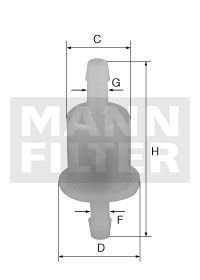 -FILTER MANN WK21210