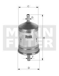 Фільтр палива MANN WK66/1