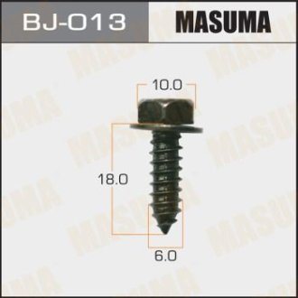 Саморез 6x18 мм (комплект 10 шт) Mitsubishi (BJ-013) MASUMA BJ013