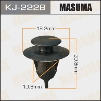 Клипса крепежная MASUMA KJ2228