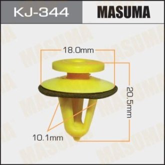 Клипса автомобильная (автокрепеж) 344-KJ MASUMA KJ344