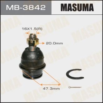 Опора шаровая переднего нижнего рычага Lexus GX470/ Toyota Land Cruiser Prado (02-09) (MB-3842) MASUMA MB3842