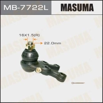 Опора шаровая передн нижн левая MITSUBISHI L200 MASUMA MB-7722L