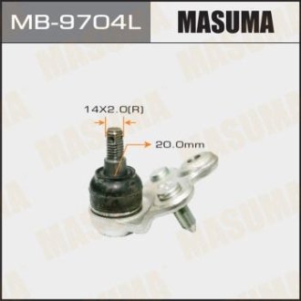 Опора шаровая MASUMA MB-9704L (фото 1)