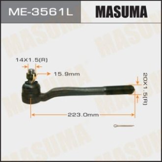 Наконечник рулевой тяги out TOYOTA LAND_CRUISER 100 ##J9#, ##N18# LH (ME-3561L) MASUMA ME3561L (фото 1)