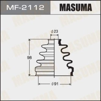 Пыльник ШРУСа HONDA CR-V III (06-14), HONDA FR-V (04-10), HONDA ACCORD VII (MF-2112) MASUMA MF2112