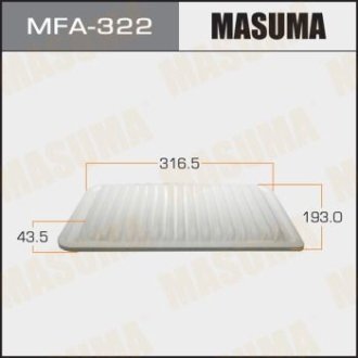 Фильтр воздушный A-199 (MFA-322) MASUMA MFA322