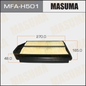 Фильтр воздушный Honda CR-V 2.4 (07-12) (MFA-H501) MASUMA MFAH501