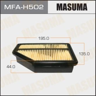 Воздушный фильтр A8001 LHD HONDA/ CIVIC/ V1400 06-09 MASUMA MFA-H502