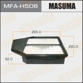 Фильтр воздушный A8512 HONDA/ ACCORD/ V2400 08- MASUMA MFA-H508