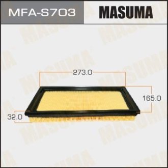 Фильтр воздушный SUZUKI/ SX4/ YA11SYC11S 06- (MFA-S703) MASUMA MFAS703 (фото 1)