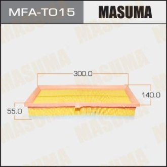 Воздушный фильтр A-1520 TOYOTA/ YARIS/ NLP90 08- MASUMA MFA-T015