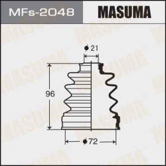 Пыльник ШРУСа (силикон)SUBARU OUTBACK (BR) 2.5 i AWD (13-18), SUBARU FORESTER (08-13) (MFs-2048) MASUMA MFS2048