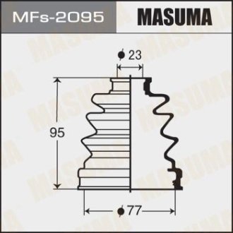 Пыльник ШРУСа наружный(силикон) Mazda 3 (03-08) (MFs-2095) MASUMA MFS2095 (фото 1)