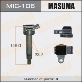 Катушка зажигания Toyota Land Cruiser, Sequoia, Tundra 4.7 (-12) (MIC-106) MASUMA MIC106