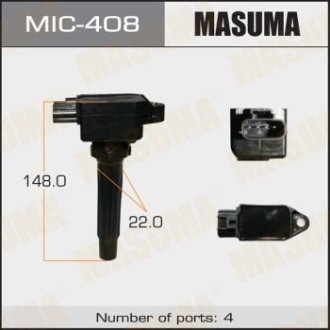 Катушка зажигания Mazda CX-5, CX-9, 3, 6 1.5, 2.0, 2.5 (12-) (MIC-408) MASUMA MIC408