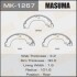 Колодки тормозные задн Nissan Tida 1.5, 1.8 (07-) стояночного тормоза (MK-1267) MASUMA MK1267 (фото 1)