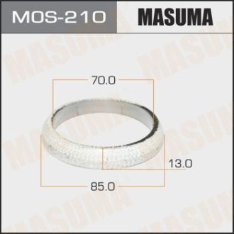 Кольцо глушителя графитовое Nissan (70x85x13 (MOS-210) MASUMA MOS210 (фото 1)