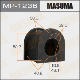 Втулка стабилизатора переднего (Кратно 2) Toyota Hilux (15-) MASUMA MP-1236