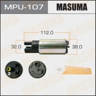 Бензонасос электрический (+сеточка) Toyota (MPU-107) MASUMA MPU107 (фото 1)