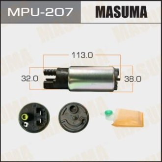 Бензонасос электрический (+сеточка) Nissan (MPU-207) MASUMA MPU207