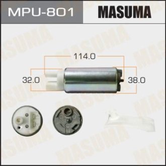 Бензонасос электрический (+сеточка) Mazda/ Mitsubishi/ Subaru (MPU-801) MASUMA MPU801