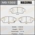 Колодки тормозные передн Toyota Camry (-00), RAV 4 (-00) (MS-1322) MASUMA MS1322 (фото 1)