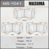 Колодки тормозные передн Lexus LX570/ Toyota Land Cruiser (07-) (MS-1541) MASUMA MS1541 (фото 1)