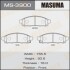 Колодки тормозные передн Mitsubishi L200 (07-), Pajero Sport (09-15) (MS-3900) MASUMA MS3900 (фото 1)